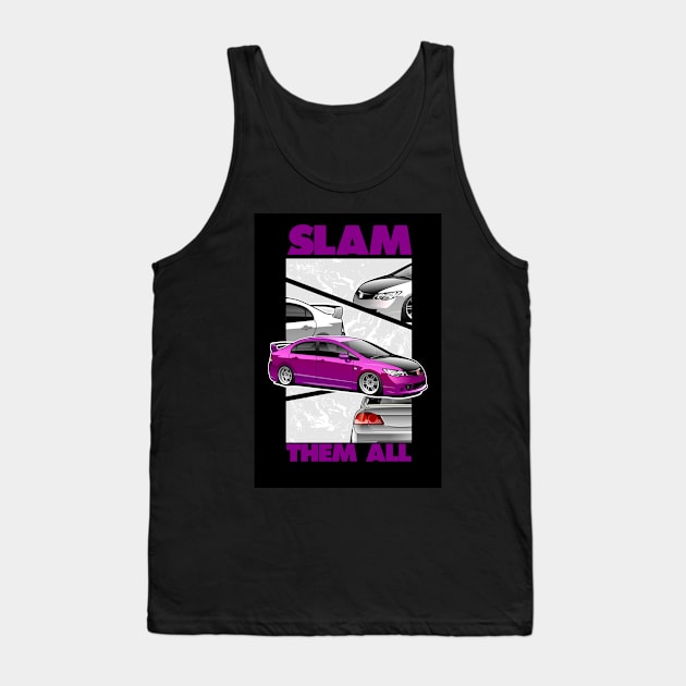 Honda Civic Tank Top by aredie19